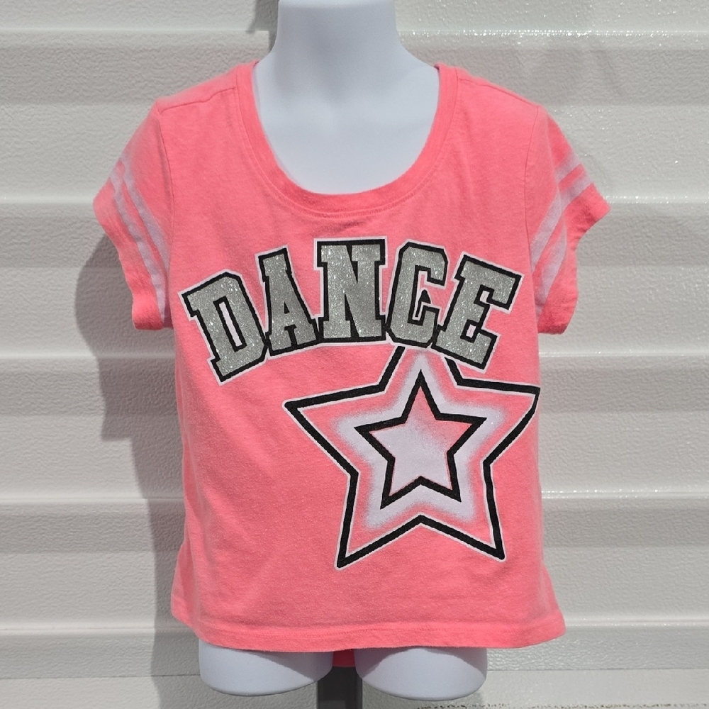 Justice Pink and White Dance Costume with Star‎ Design